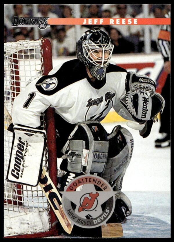 1996-97 Donruss Hockey Card featuring Jeff Reese in uniform, #31.