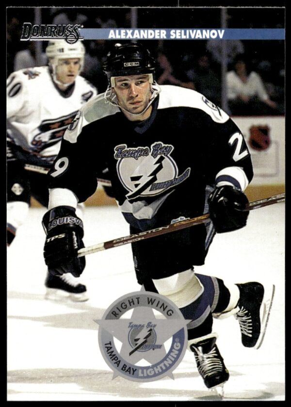 Alexander Selivanov 1996 Donruss Hockey Card #32 Tampa Bay Lightning Uniform