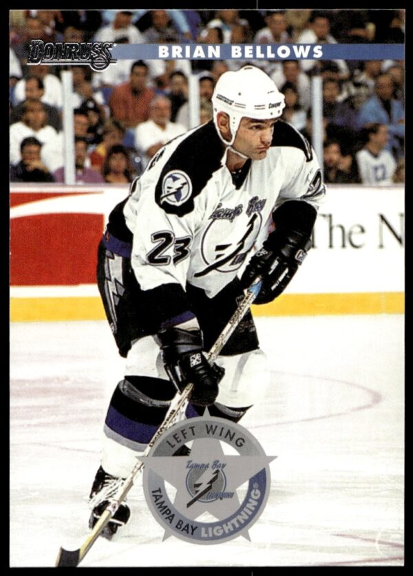 Brian Bellows 1996 Donruss Hockey Card #64 Front View.