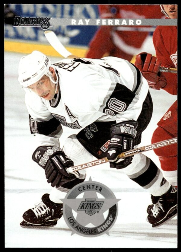 Front of 1996 Donruss hockey card featuring Ray Ferraro, card number 183.