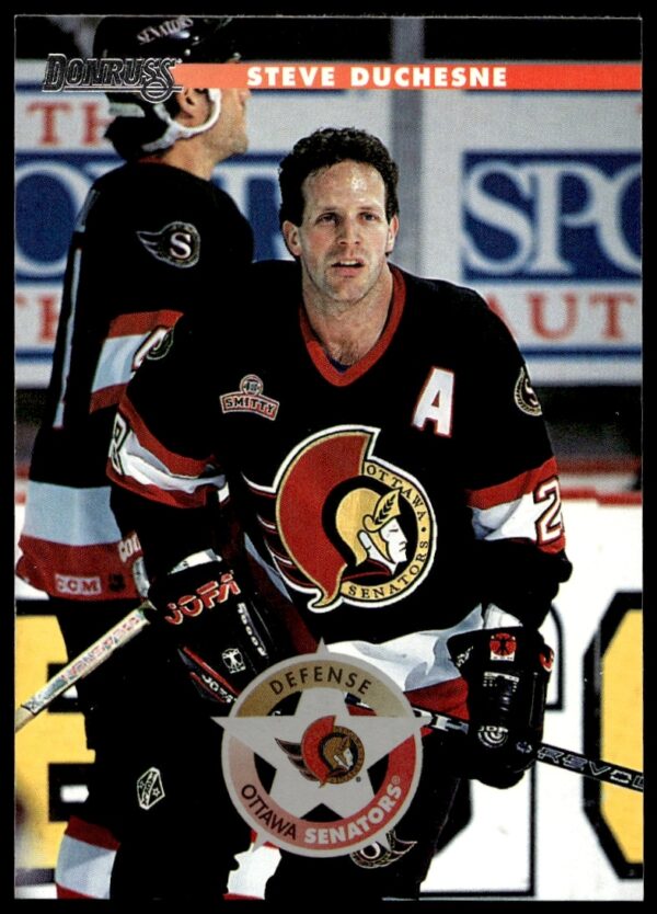 Steve Duchesne 1996 Donruss Hockey Card #182 - On-ice Action Shot