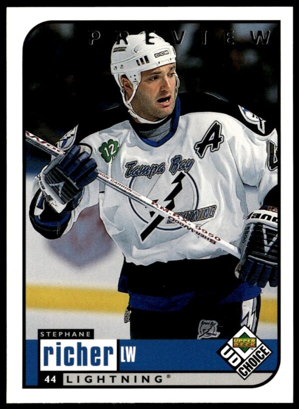 Stephane Richer 1998-99 UD Choice Preview Hockey Card #193 (Front)