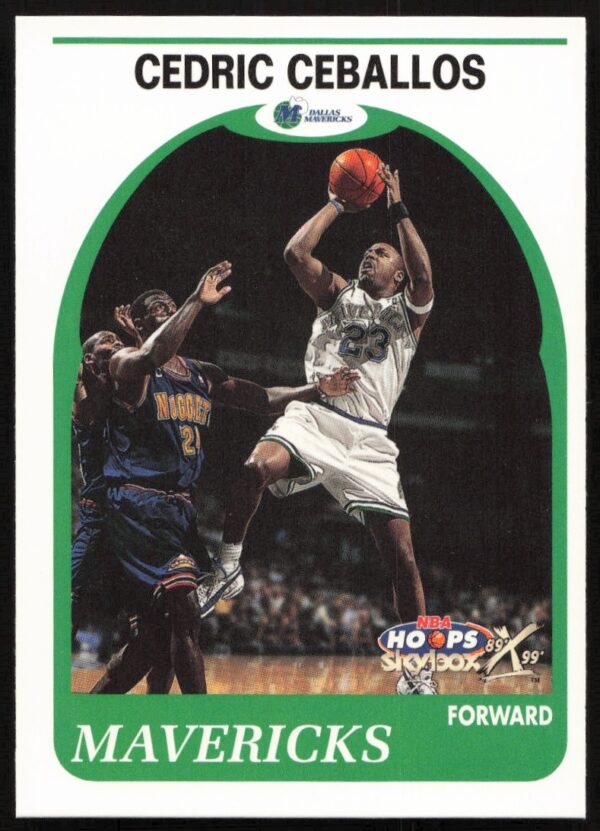 Cedric Ceballos 1999 Skybox NBA Hoops Card #111 in Phoenix Suns uniform.