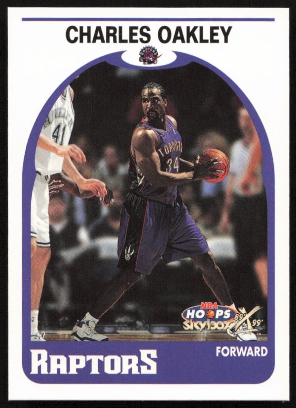 Charles Oakley 1999-00 Skybox NBA Hoops Card #87 Front View