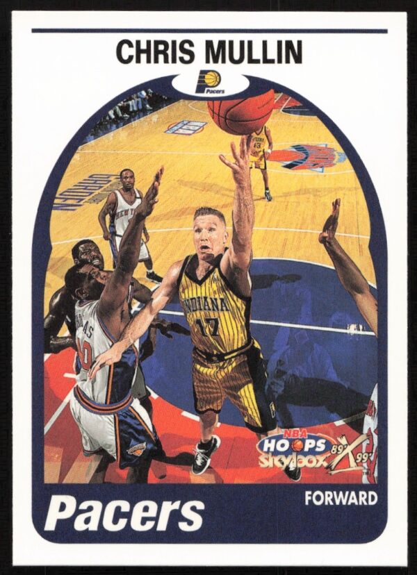 Chris Mullin 1999-2000 NBA Hoops Decade Card #86 - Indiana Pacers Action Shot