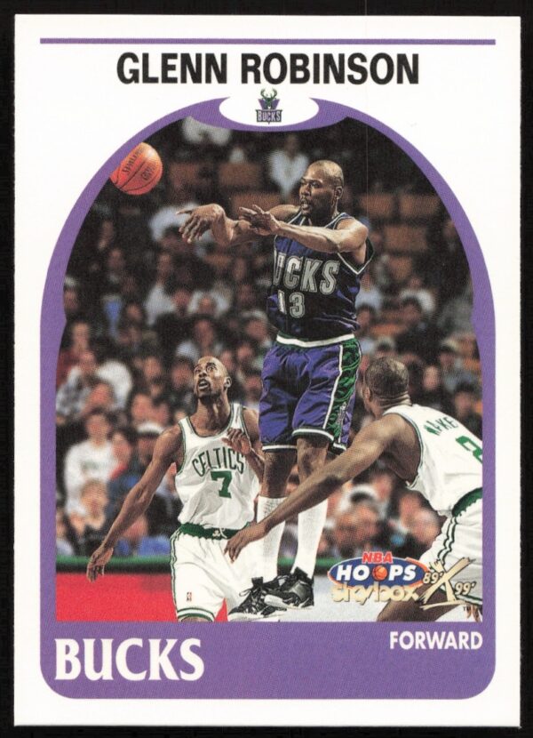 Glenn Robinson 1999-00 Skybox NBA Hoops Decade Card #6, Milwaukee Bucks (Front)