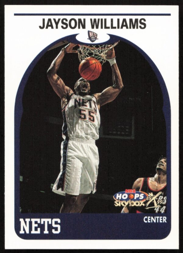 1999-00 Skybox Hoops Jayson Williams #35, New Jersey Nets action card.