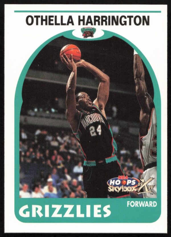 Othella Harrington 1999-00 NBA Hoops Decade Card #139 Featuring Action Shot and Stats.