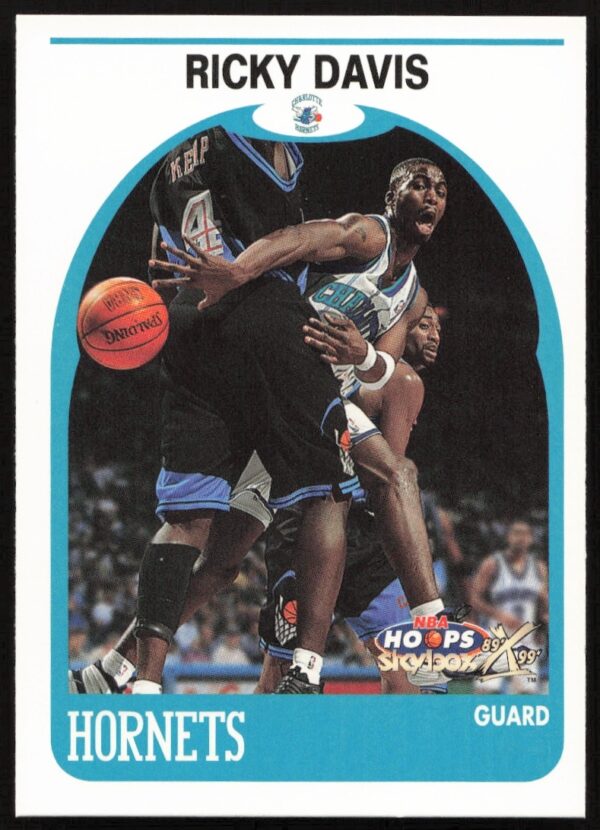 Ricky Davis 1999-00 Skybox NBA Hoops Card #116 Front Featuring Game Action