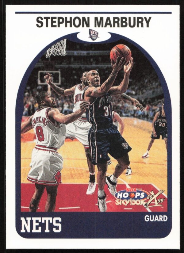 Stephon Marbury 1999 Skybox NBA Hoops Card, Minnesota Timberwolves, #54.