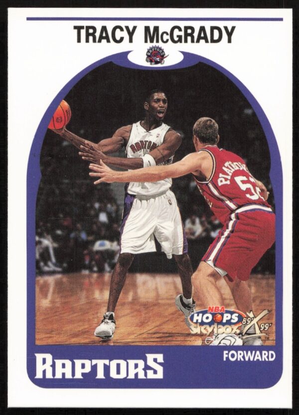 Skybox NBA Hoops Decade 1999-00 Tracy McGrady Card #55 - Basketball Trading Card Front