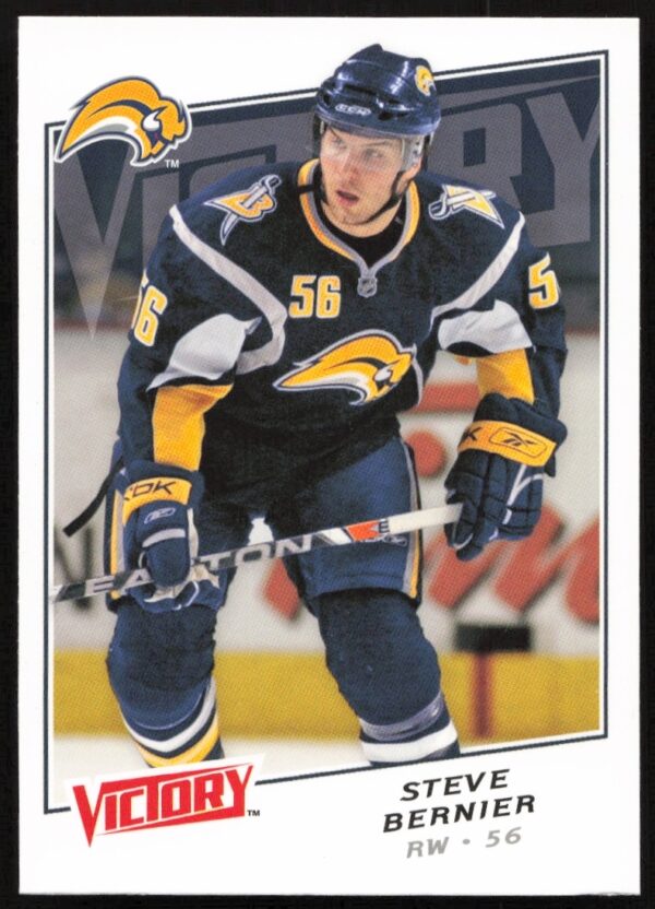 Steve Bernier Hockey Card 2008-09 Upper Deck Victory #170 Front View.