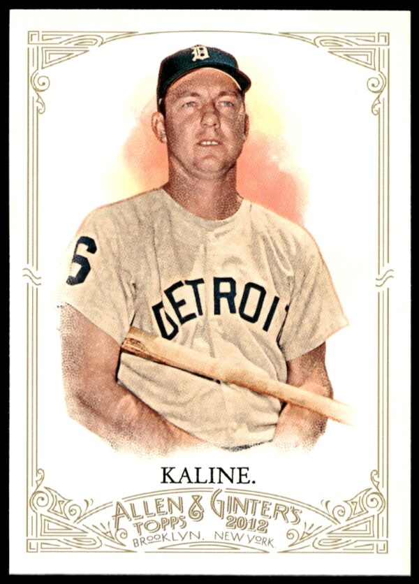 Al Kaline 2012 Topps #54, Detroit Tigers legend, vintage baseball card front.