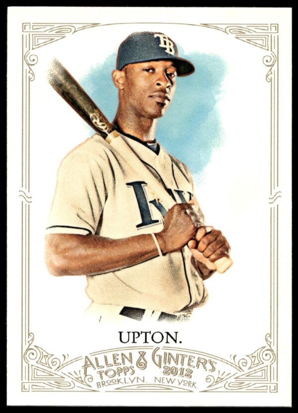 2012 B.J. Upton Topps Allen & Ginter baseball card #251, collectible portrait.