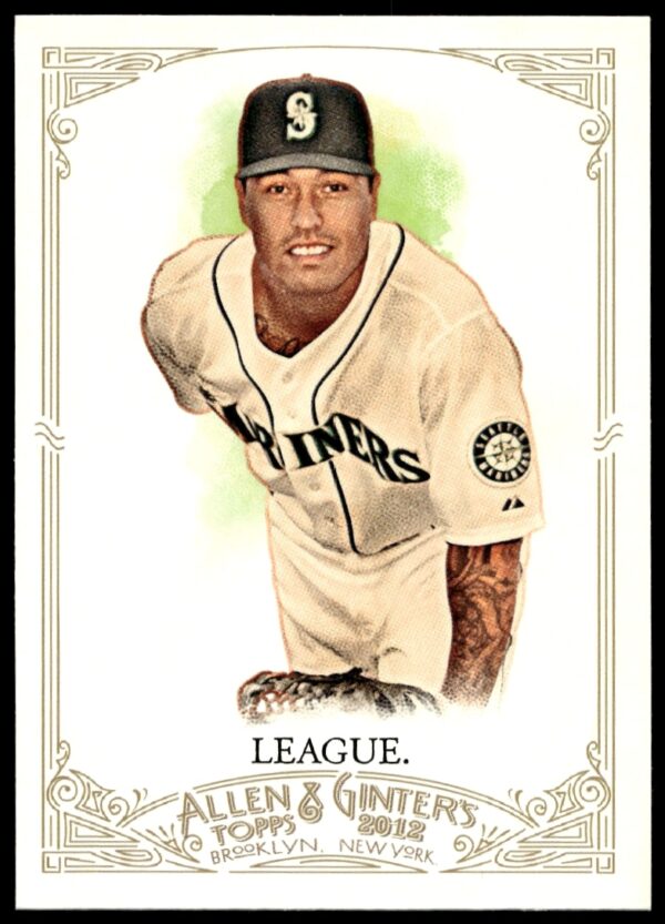 Brandon League 2012 Topps Allen & Ginter Card #44 in Team Uniform Action Pose