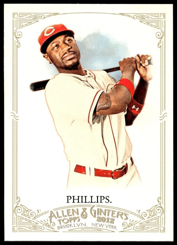 Brandon Phillips 2012 Topps Allen & Ginter baseball card, Cincinnati Reds collectible, #289.