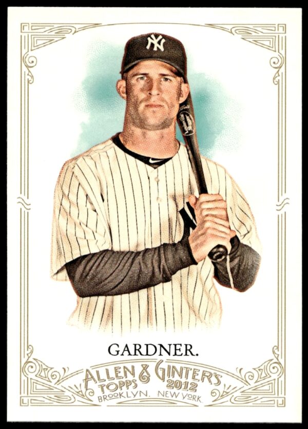 Brett Gardner 2012 Allen & Ginter #279 baseball card, New York Yankees.