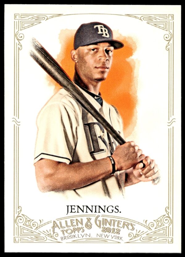 Desmond Jennings 2012 Topps Allen & Ginter card, Tampa Bay Rays, number 67.