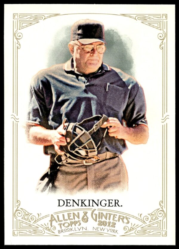 Don Denkinger 2012 Topps Allen & Ginter #51 Baseball Card Front View.