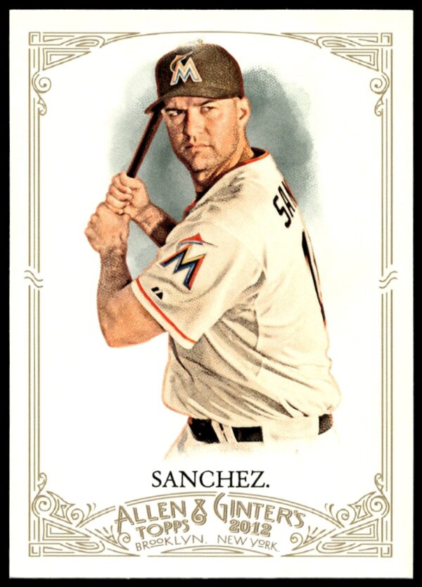 Gaby Sanchez 2012 Topps Allen & Ginter Baseball Card #273 Portrait.