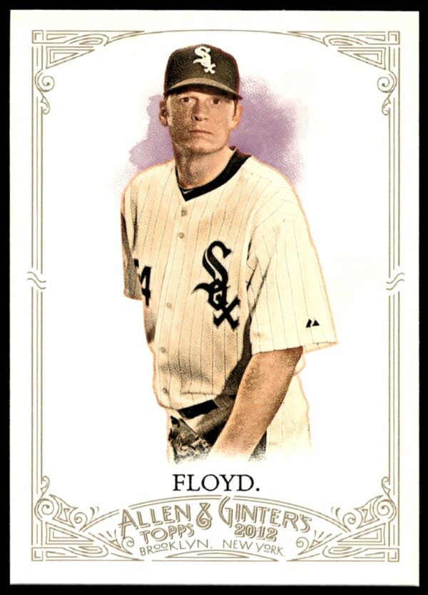 2012 Topps Allen & Ginter Gavin Floyd baseball card, featuring vintage design, card #96.