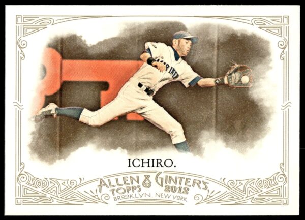 Ichiro Suzuki 2012 Topps Allen & Ginter baseball card #229 in Mariners uniform.