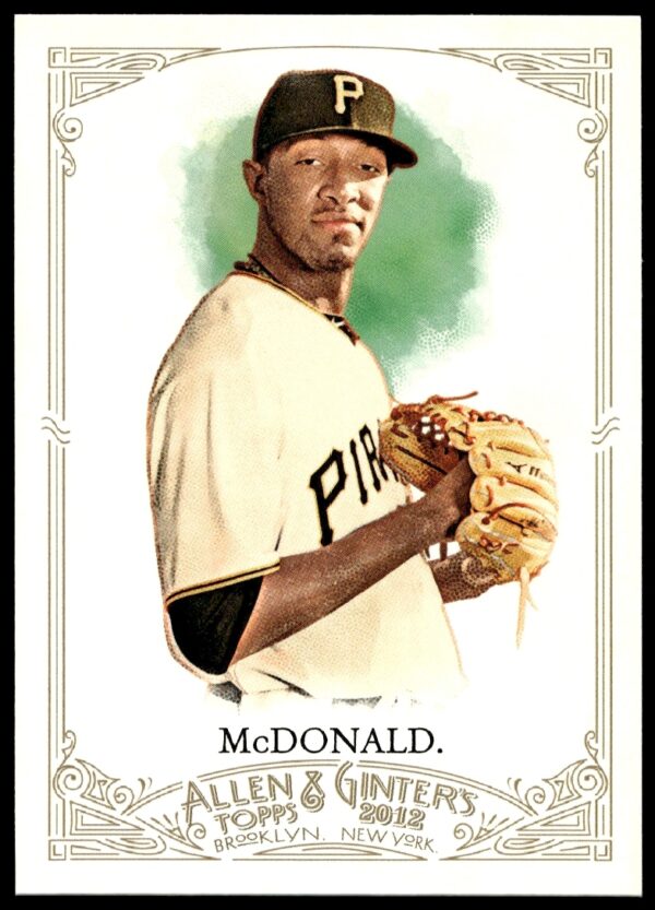 James McDonald Pittsburgh Pirates Pitcher 2012 Allen & Ginter Card #37.