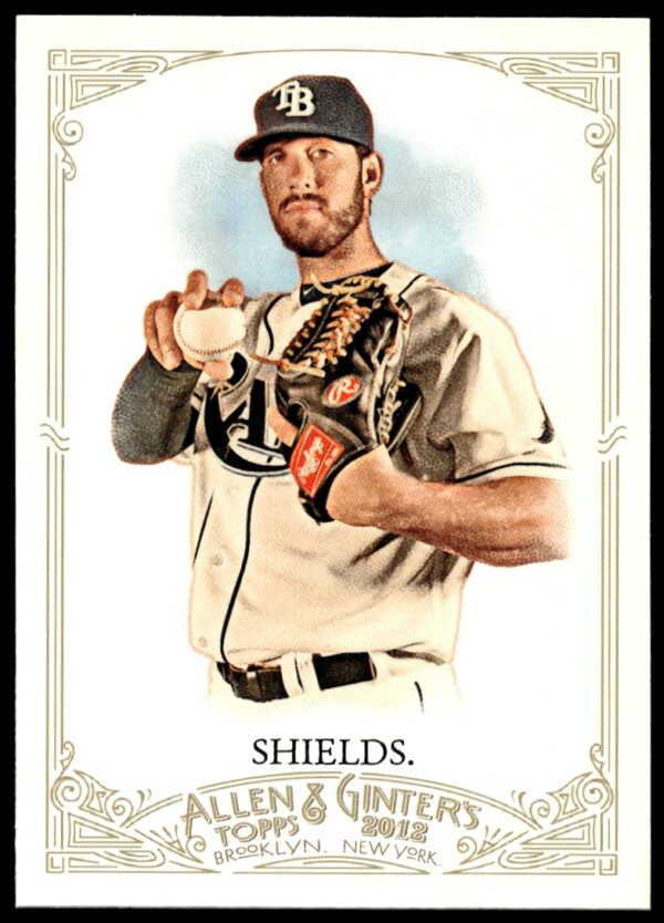 James Shields 2012 Tampa Bay Rays Topps Allen & Ginter Card #276, vintage-style.