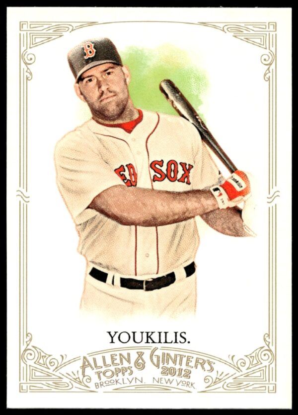 Kevin Youkilis 2012 Topps Baseball Card #18, Boston Red Sox Edition.
