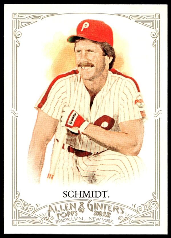 Mike Schmidt vintage 2012 Allen & Ginter baseball card #269 front view image.