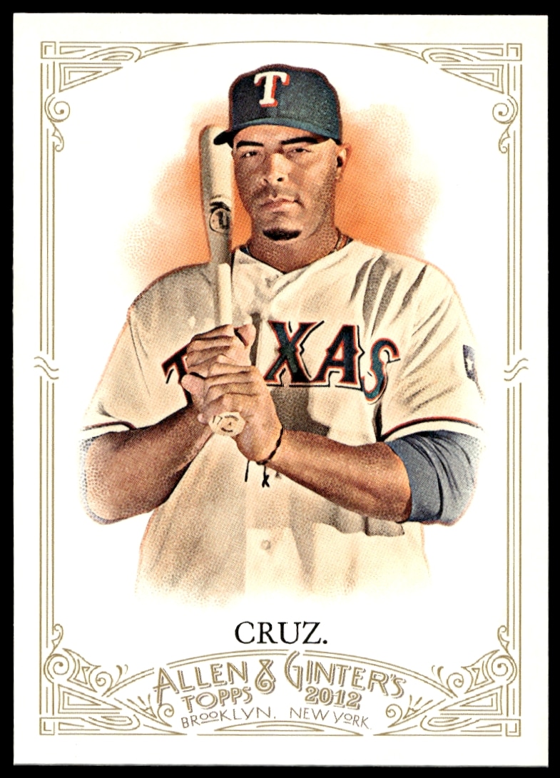 2012 Topps Allen & Ginter Nelson Cruz baseball card #98 with vintage-inspired design.