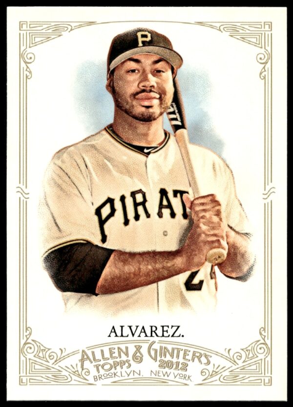 Pedro Alvarez 2012 Topps Allen & Ginter card #284 in Pirates uniform (front view).