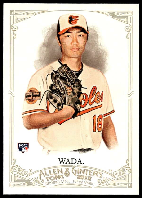 Tsuyoshi Wada 2012 Topps Allen & Ginter baseball card #252, collectible debut edition.
