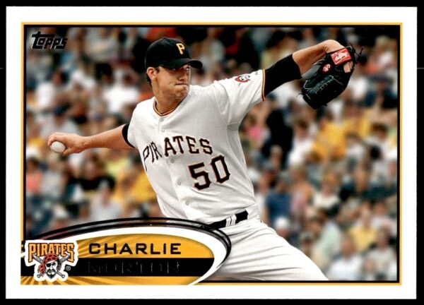 Charlie Morton 2012 Topps Baseball Card #516 - Pittsburgh Pirates Pitcher in Action