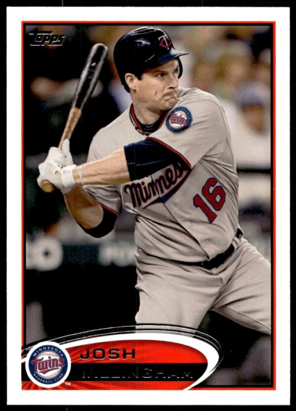 Josh Willingham in Twins uniform, 2012 Topps card #512, batting stance.