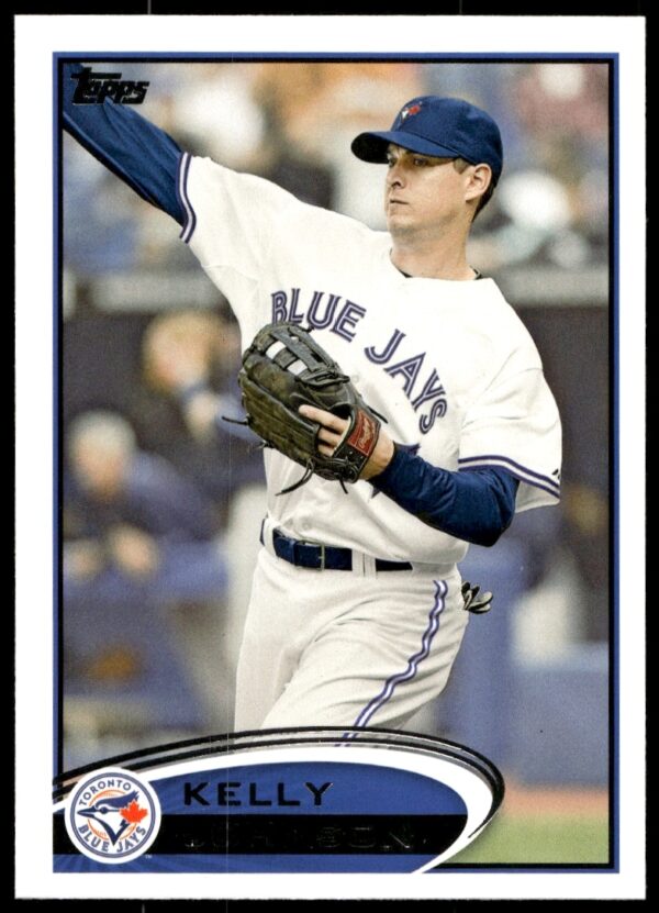 Kelly Johnson 2012 Topps Baseball Card #549 – Action Shot in Team Uniform