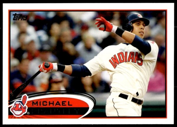 Michael Brantley 2012 Topps #182 - Cleveland Indians Action at Bat.