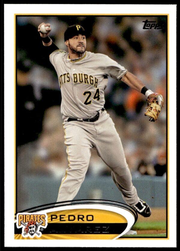 2012 Topps Pedro Alvarez baseball card front, Pittsburgh Pirates, card #138, batting stance.