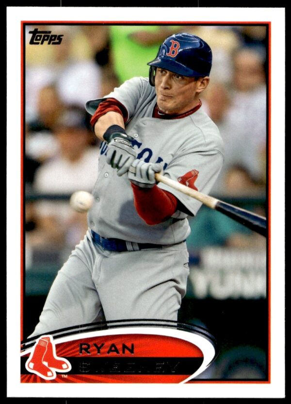 Ryan Sweeney 2012 Topps Card #651 showcasing athletic action and team details.
