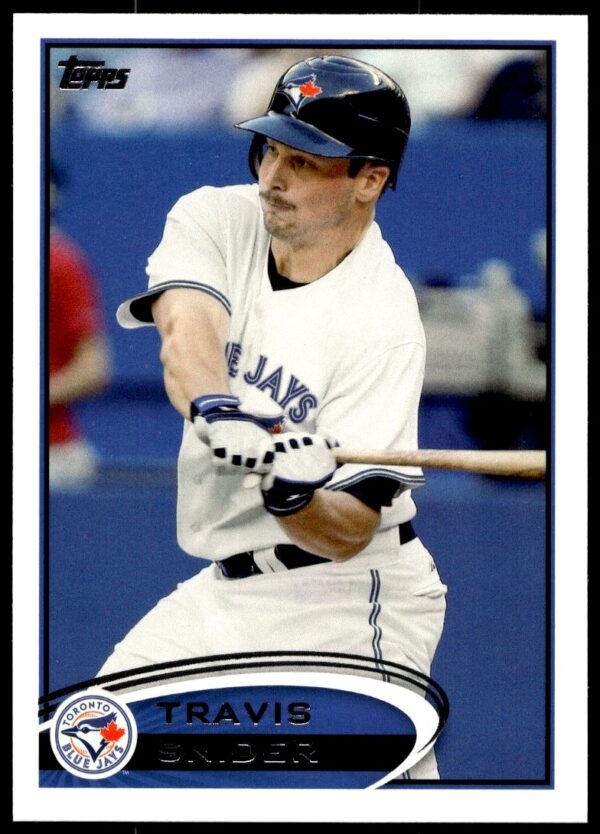 Travis Snider 2012 Topps #509 Baseball Card, Toronto Blue Jays.