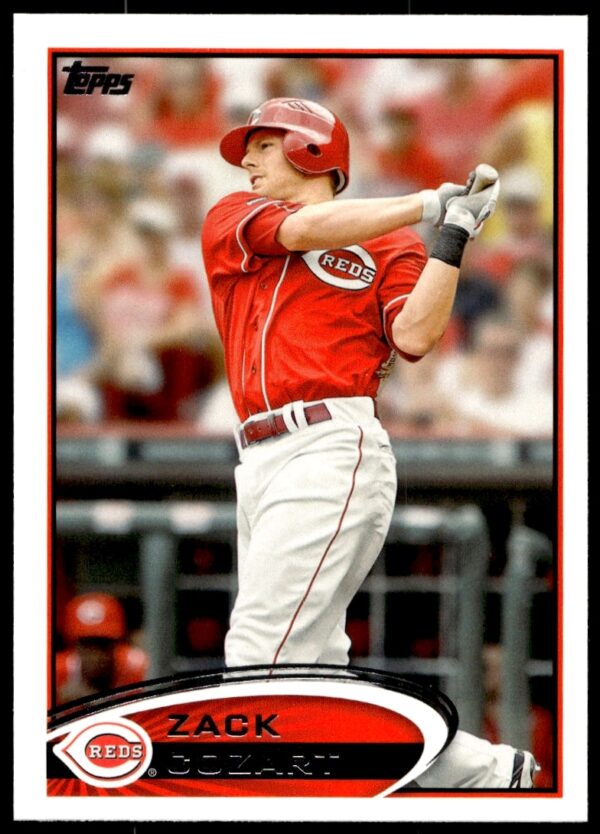 Zack Cozart Cincinnati Reds 2012 Topps Baseball Card #557 Front