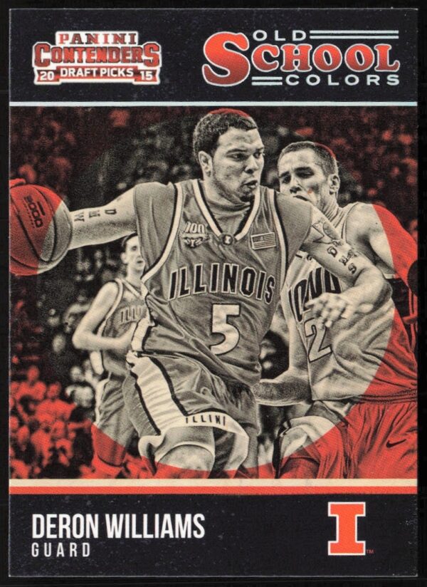 Deron Williams 2015-16 Panini Contenders Draft Card #44 in College Uniform.