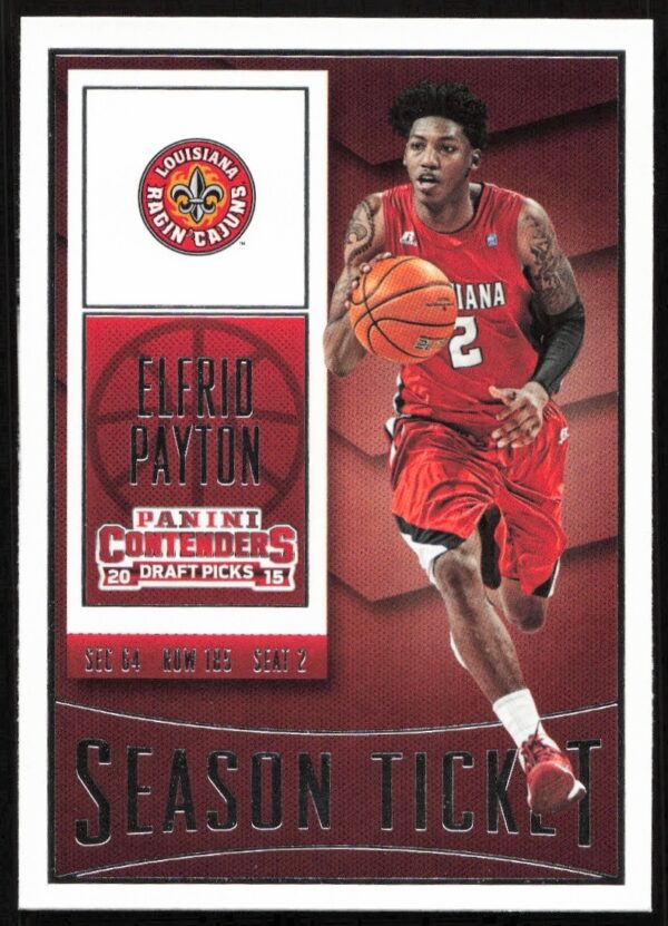 Elfrid Payton 2015-16 Panini Contenders Draft Picks Card #32 Front View