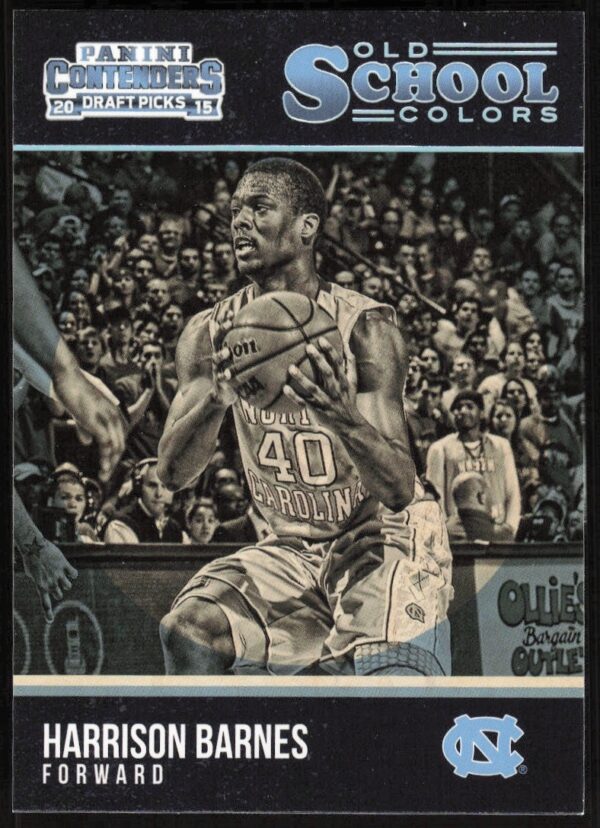 Harrison Barnes 2015-16 Panini Contenders Card #48, Old School Colors Series, Front View