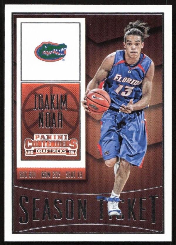 Joakim Noah 2015-16 Panini Contenders Card #46 featuring dynamic action shot.