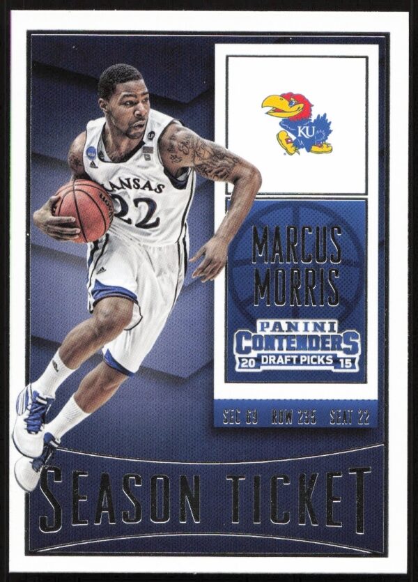 Marcus Morris 2015-16 Panini Contenders Draft Picks Basketball Card #65 Front View
