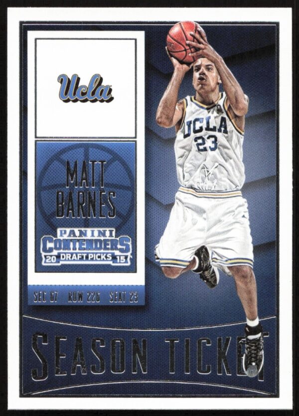 Matt Barnes 2015-16 Panini Contenders Draft Picks Card #69 Front View