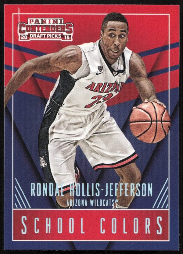 Rondae Hollis-Jefferson 2015-16 Draft Picks Card Front, School Colors #40, Portrait in Uniform