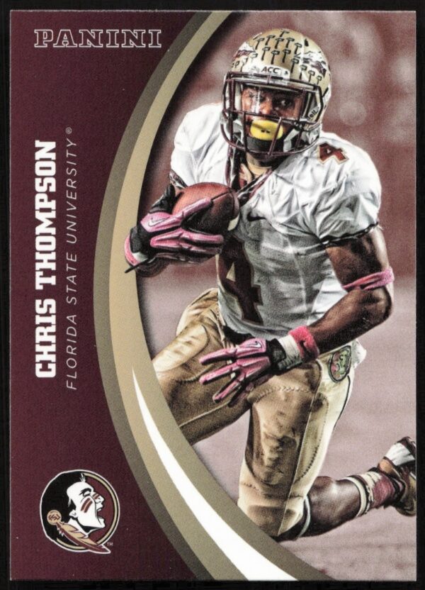 Chris Thompson 2015 Seminoles Panini Card #74, Front View.