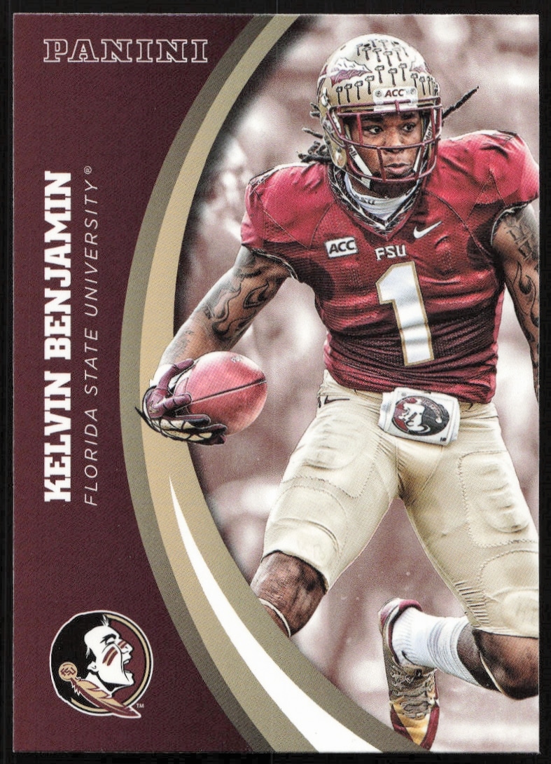 2015 Panini Kelvin Benjamin FSU Seminoles Trading Card #34 (Front)